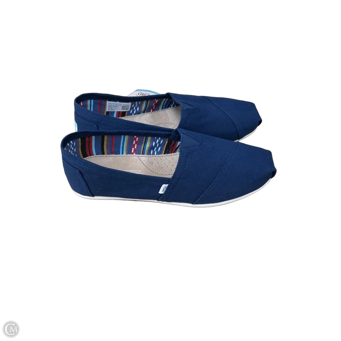 Shoes Sneakers By Toms In Blue, Size: 9