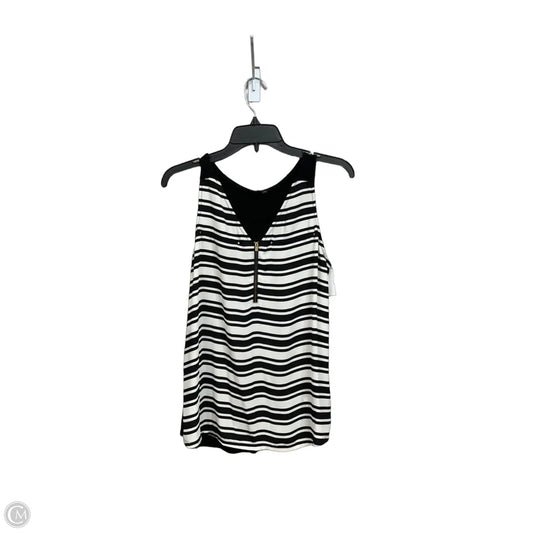 Top Sleeveless By Express In Black & White, Size: M