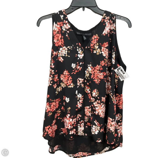 Top Sleeveless By White House Black Market In Floral Print, Size: Lp