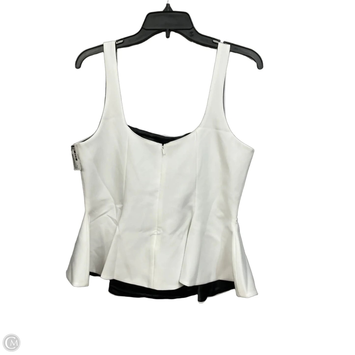 Top Sleeveless By Bebe In White, Size: M