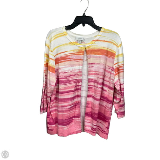 Cardigan By Cj Banks In Multi-colored, Size: 1x