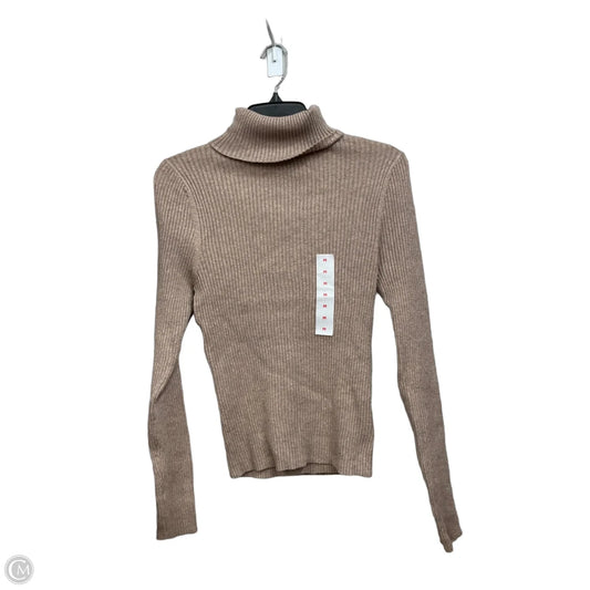 Top Long Sleeve By Old Navy In Brown, Size: M