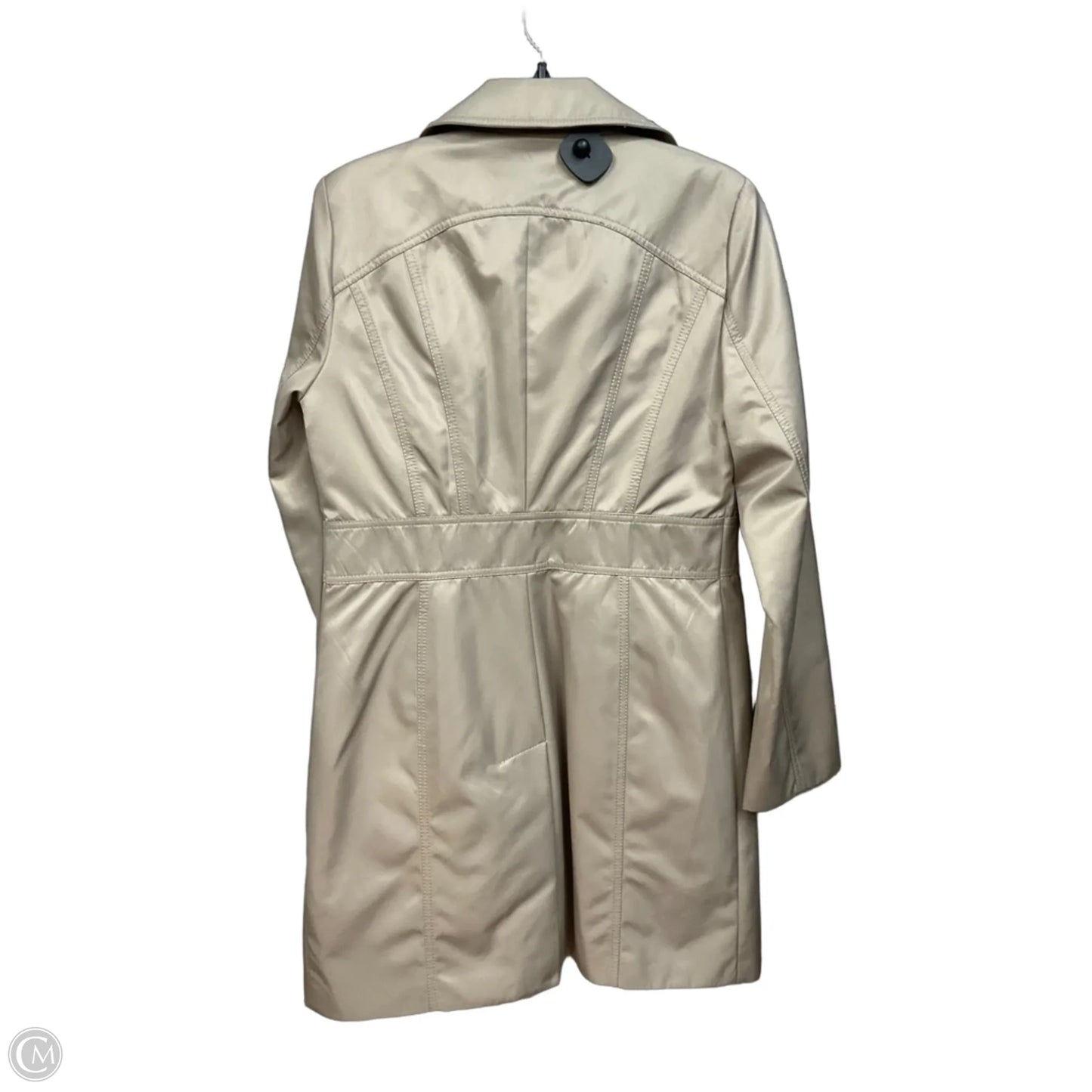 Coat Trench Coat By Kenneth Cole In Tan, Size: M