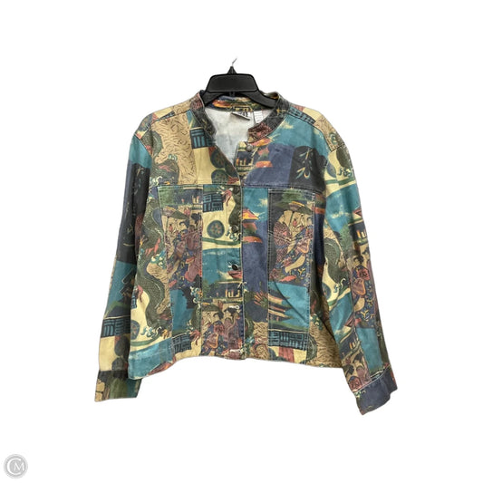 Jacket Other By Chicos In Multi-colored, Size: Xl