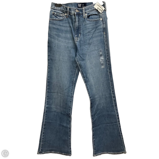 Jeans Boot Cut By Gap In Blue Denim, Size: 4