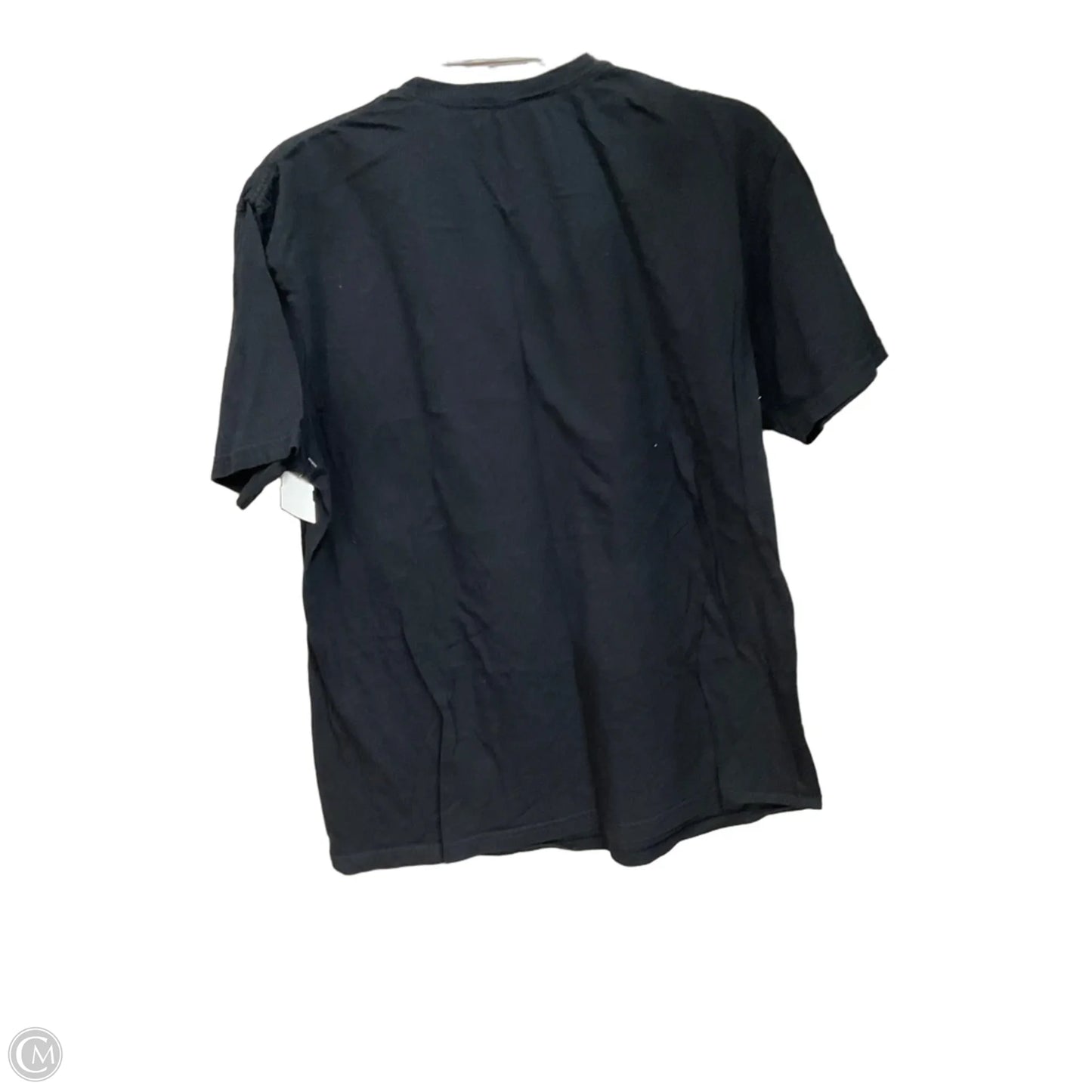 Top Short Sleeve By Clothes Mentor In Black, Size: L