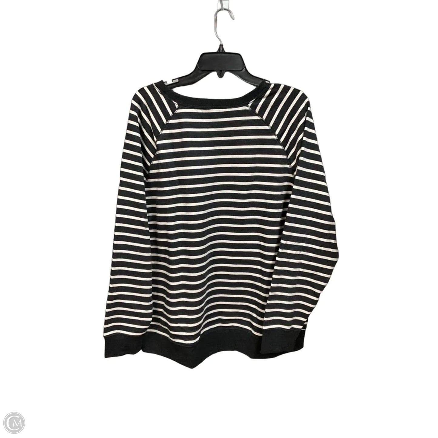 Sweatshirt Collar By Old Navy In Striped Pattern, Size: Xl