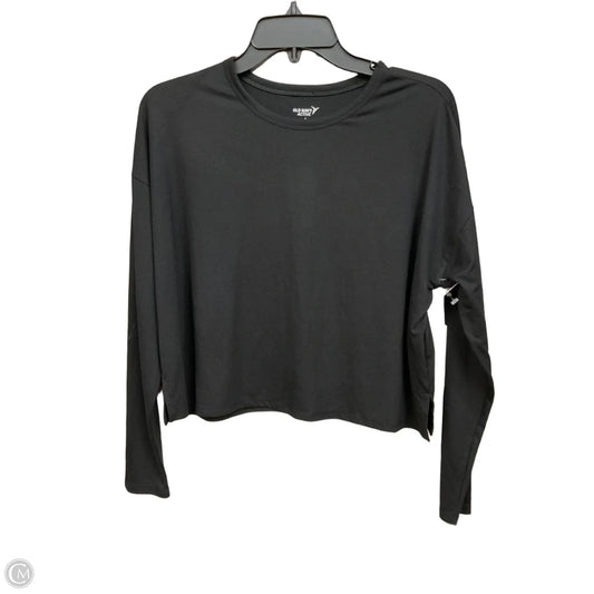 Athletic Top Long Sleeve Collar By Old Navy In Black, Size: S