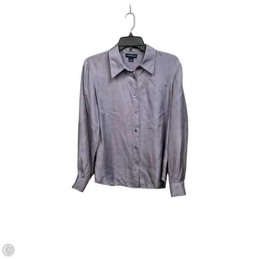 Top Long Sleeve By Ann Taylor In Purple, Size: M