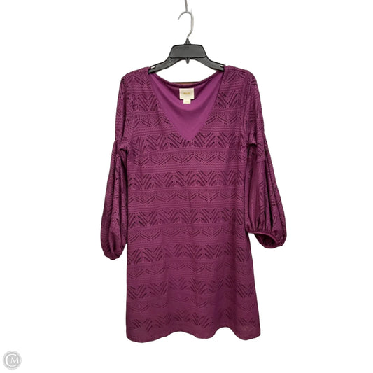 Dress Casual Midi By Maeve In Purple, Size: S