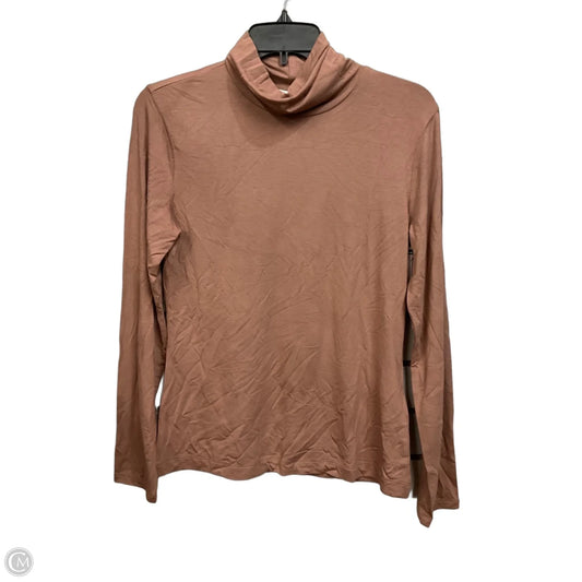 Top Long Sleeve By On 34th In Mauve, Size: L