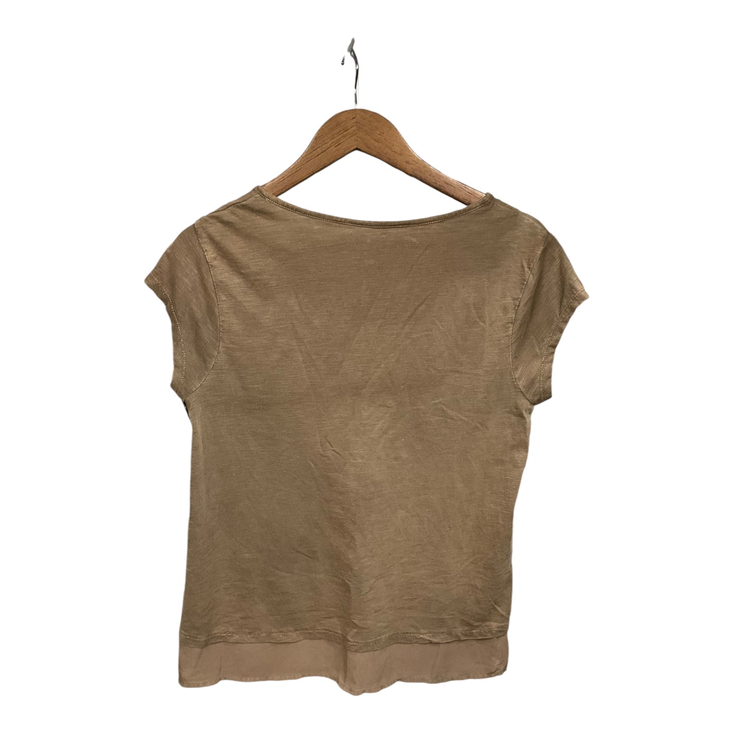 Top Short Sleeve By Indigo In Brown, Size: M