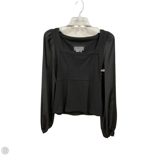 Top Long Sleeve By Anthropologie In Black, Size: Xs