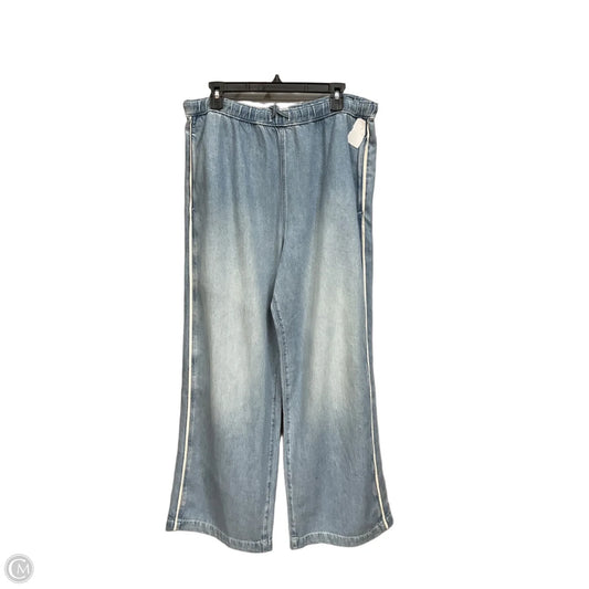 Jeans Wide Leg By Madewell In Blue Denim, Size: 12