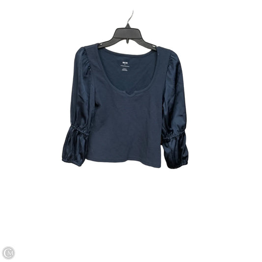 Top Long Sleeve By Maeve In Blue, Size: Xs