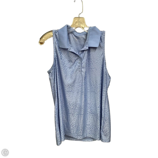 Athletic Tank Top By Antigua In Blue, Size: L