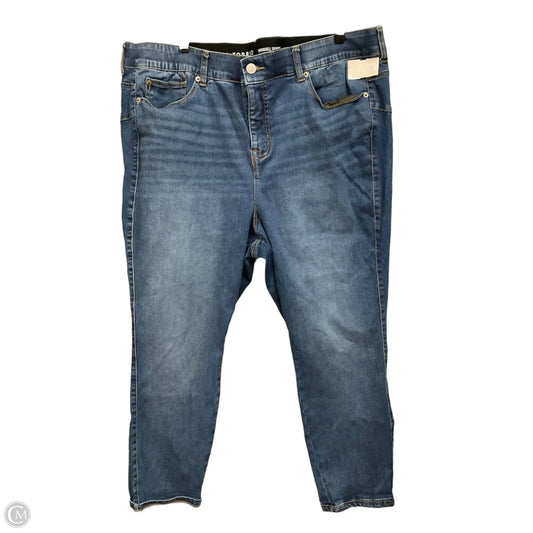 Jeans Straight By Torrid In Blue Denim, Size: 20