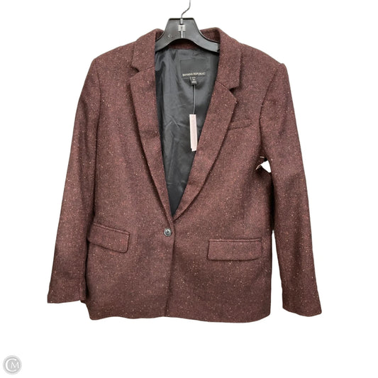 Blazer By Banana Republic In Maroon, Size: M