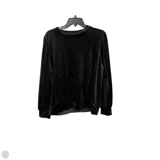 Top Long Sleeve By Loft In Black, Size: L
