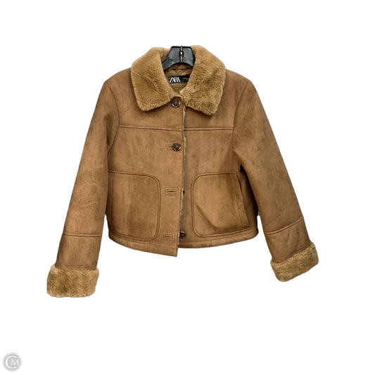 Coat Other By Zara In Tan, Size: Xs