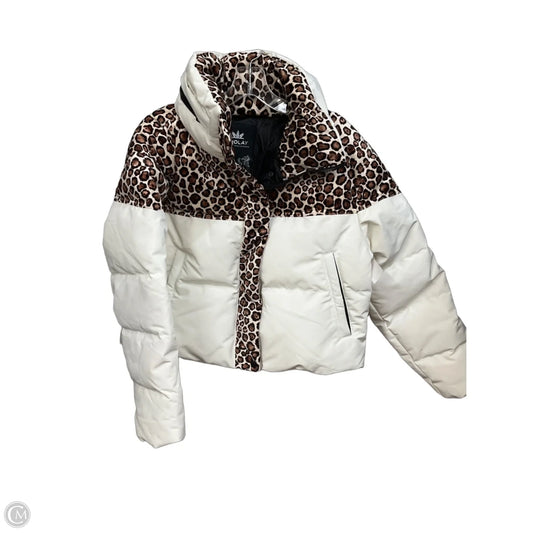 Coat Puffer & Quilted By Clothes Mentor In Animal Print, Size: L
