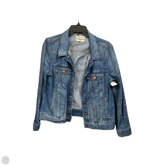 Jacket Denim By Madewell In Blue Denim, Size: Xl