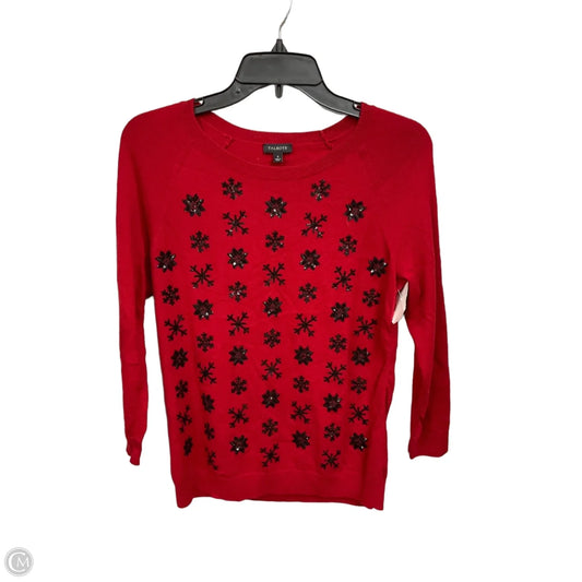 Top 3/4 Sleeve By Talbots In Red, Size: S