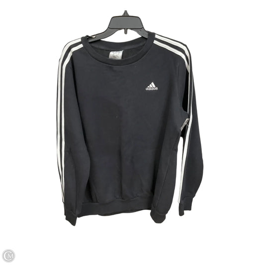 Athletic Sweatshirt Collar By Adidas In Black, Size: 1x