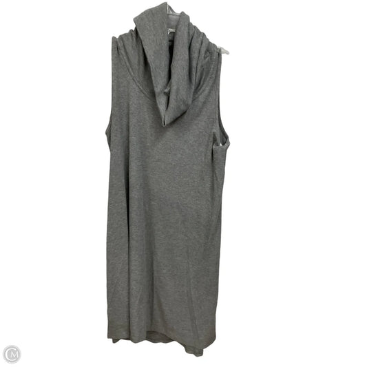Dress Casual Midi By Massimo Dutti In Grey, Size: M