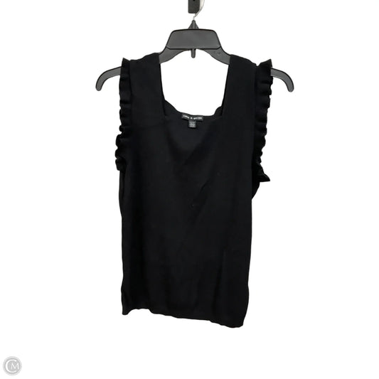 Top Sleeveless Basic By Cable And Gauge In Black, Size: S