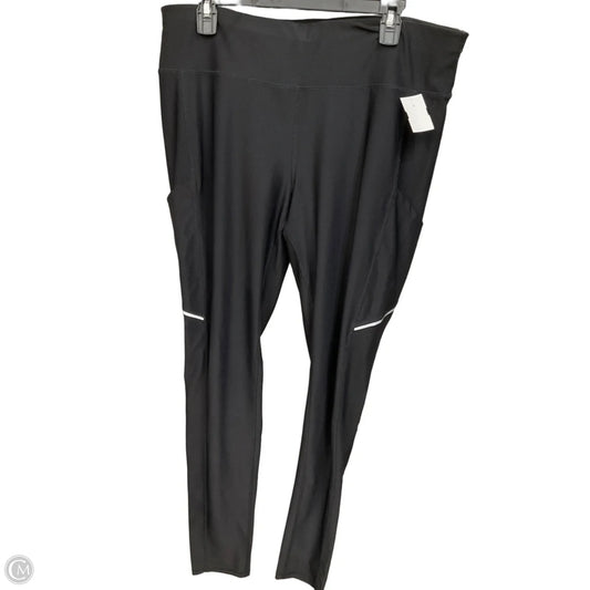 Athletic Leggings By Xersion In Black, Size: Xl