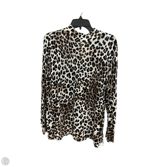 Top Long Sleeve By Chicos In Animal Print, Size: Xl