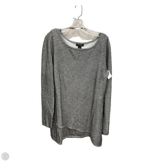 Top Long Sleeve By White House Black Market In Grey, Size: Xl