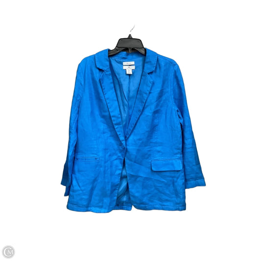 Blazer Designer By Halston In Blue, Size: M