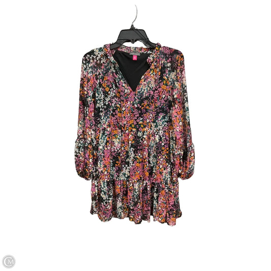 Dress Casual Midi By Vince Camuto In Floral Print, Size: Xs
