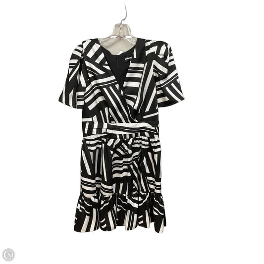 Dress Designer By Karl Lagerfeld In Black & White, Size: S