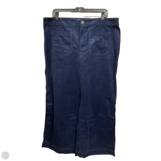 Pants Corduroy By Loft In Blue, Size: 18