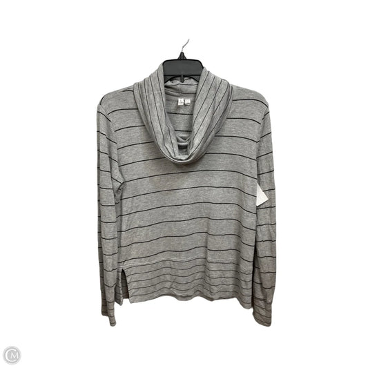 Top Long Sleeve By Cable And Gauge In Striped Pattern, Size: M