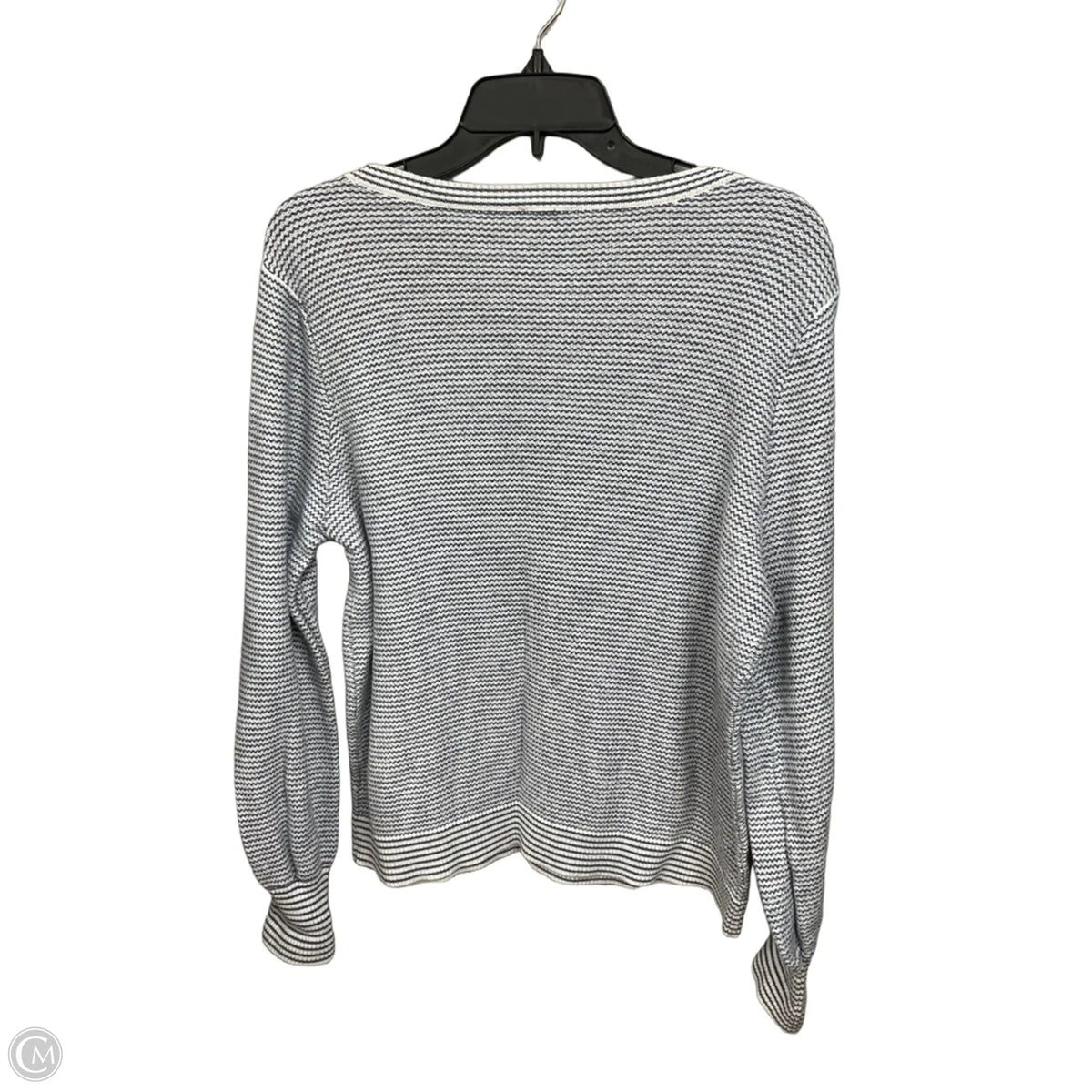 Top Long Sleeve By Talbots In Striped Pattern, Size: Xl