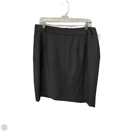 Skirt Midi By Talbots In Black, Size: 14