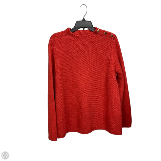 Sweater By Talbots In Orange, Size: Xl