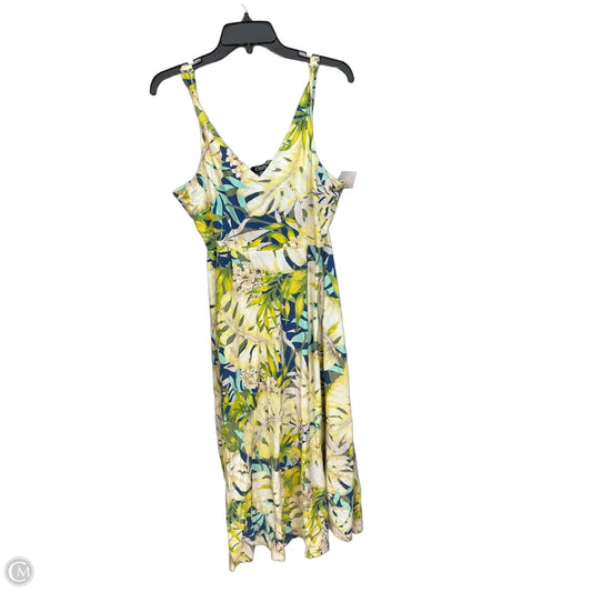 Dress Casual Maxi By Chaps In Yellow, Size: L