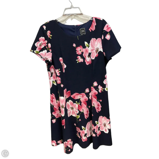 Dress Casual Midi By Jessica Howard In Floral Print, Size: Xl