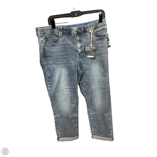 Jeans Cropped By Democracy In Blue Denim, Size: 16
