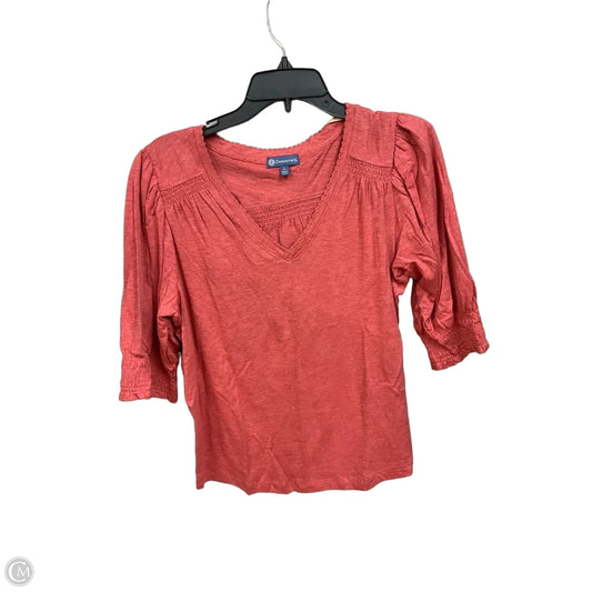 Top Short Sleeve By Democracy In Red, Size: L