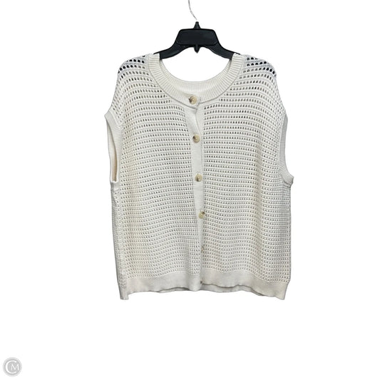 Sweater Cardigan By Universal Thread In White, Size: Xxl