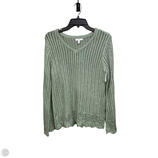 Top Long Sleeve By Maurices In Green, Size: M