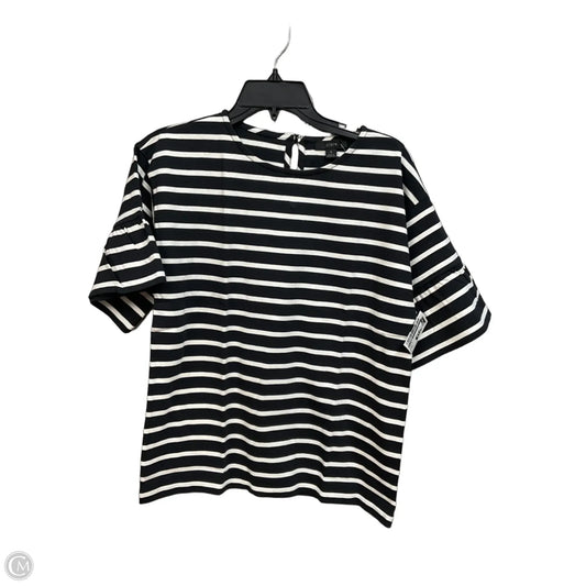 Top Short Sleeve By J. Crew In Striped Pattern, Size: S