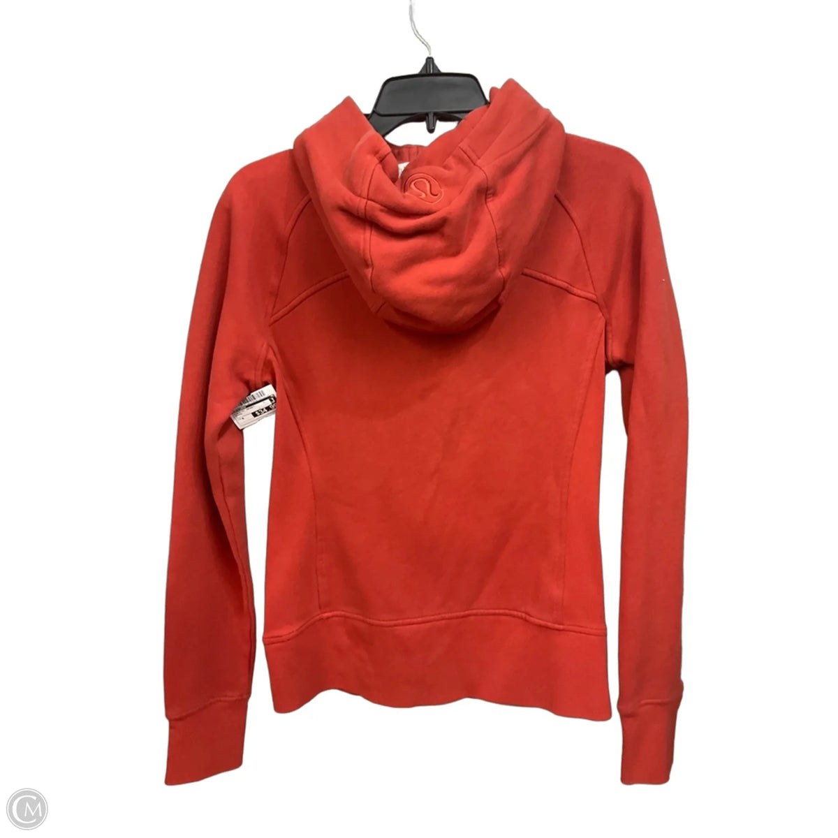 Athletic Jacket By Lululemon In Orange, Size: M