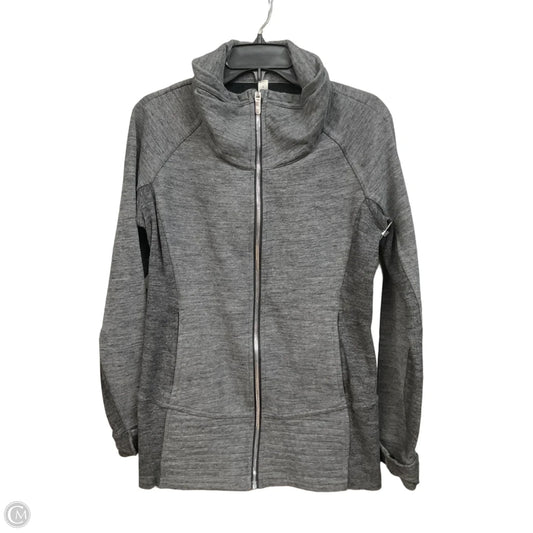 Athletic Jacket By Lululemon In Grey, Size: M